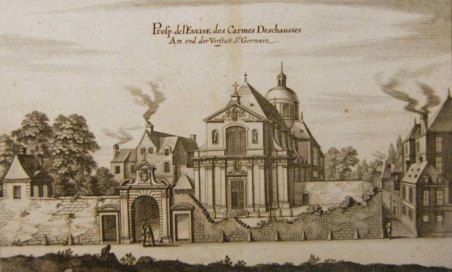 Il convento dei Carmelitani a Parigi