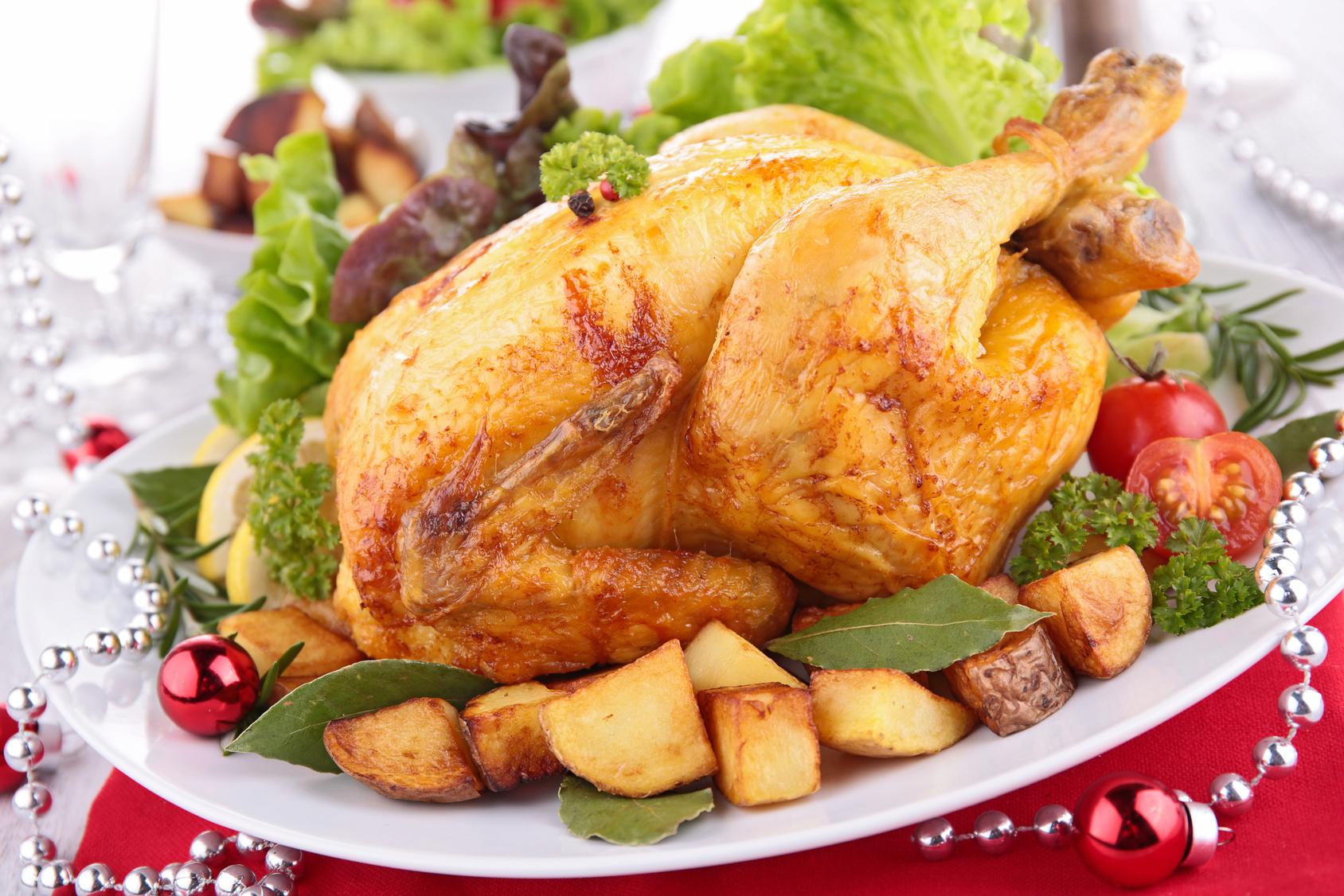 roasted chicken and vegetables