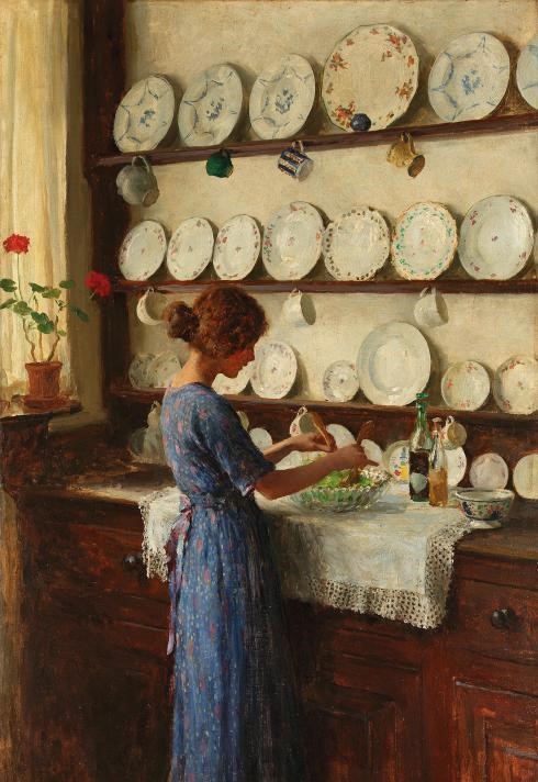 Un dipinto: The Lady of the house