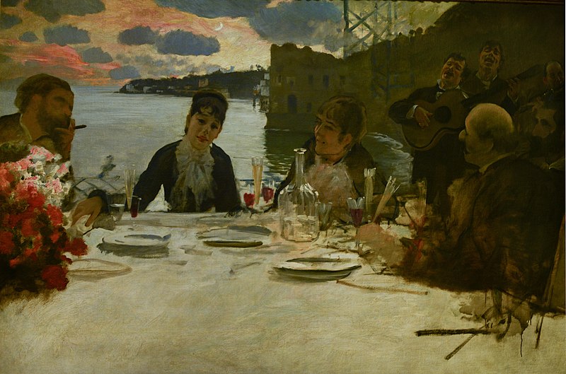 “Pranzo a Posillipo” di De Nittis: la gioia e la bellezza della tavola