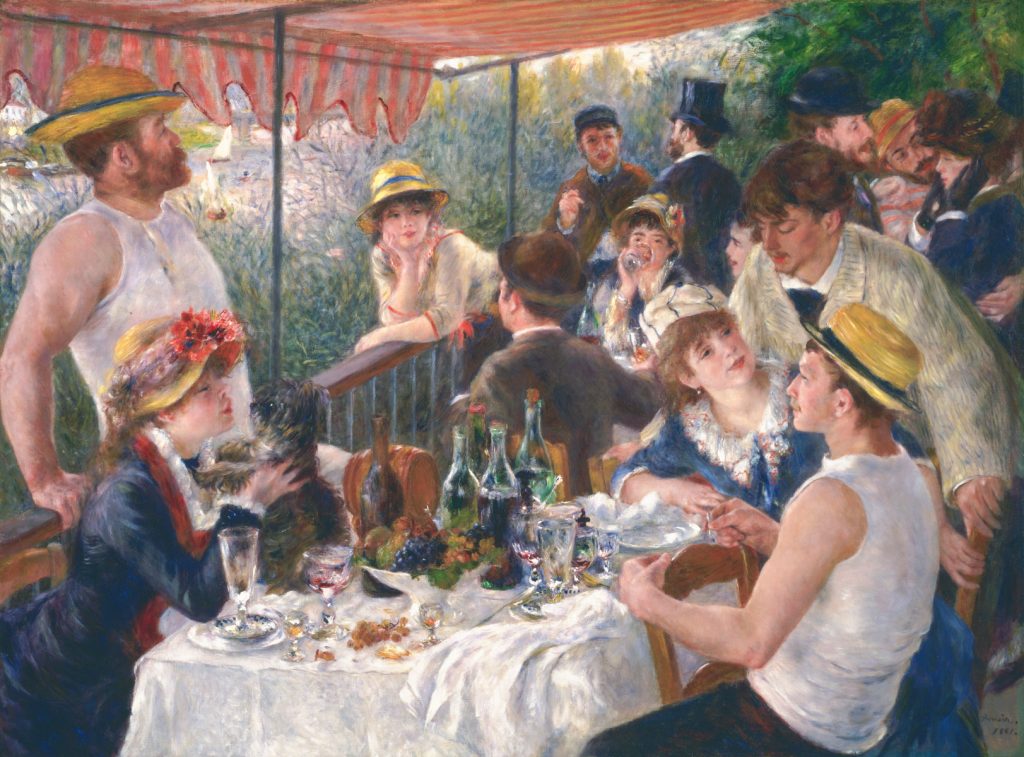 La Colazione dei Canottieri di Renoir: la gioia della compagnia