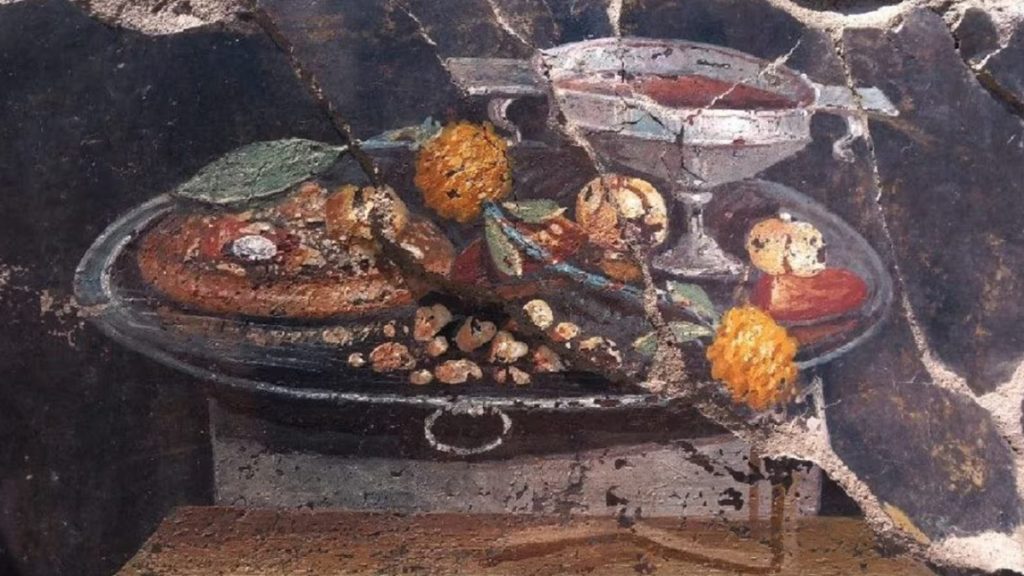 Affresco di una pizza a Pompei? Direi di no, ma tanta storia della tavola sì