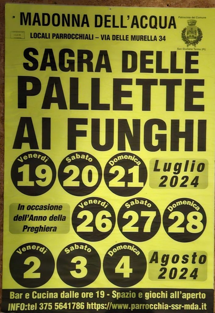 Sagra delle Pallette ai funghi: la gastronomia di una bella comunità