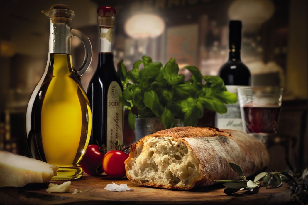 Pomeriggi a parlare di pane, olio e vino